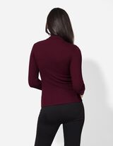 Hossz&uacute; ujj&uacute; felső - Viszk&oacute;z - m&eacute;lyv&ouml;r&ouml;s