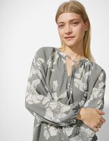 Pluus - allover-tr&uuml;kk - tumeroheline