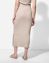 Rock - Seitenschlitz - beige