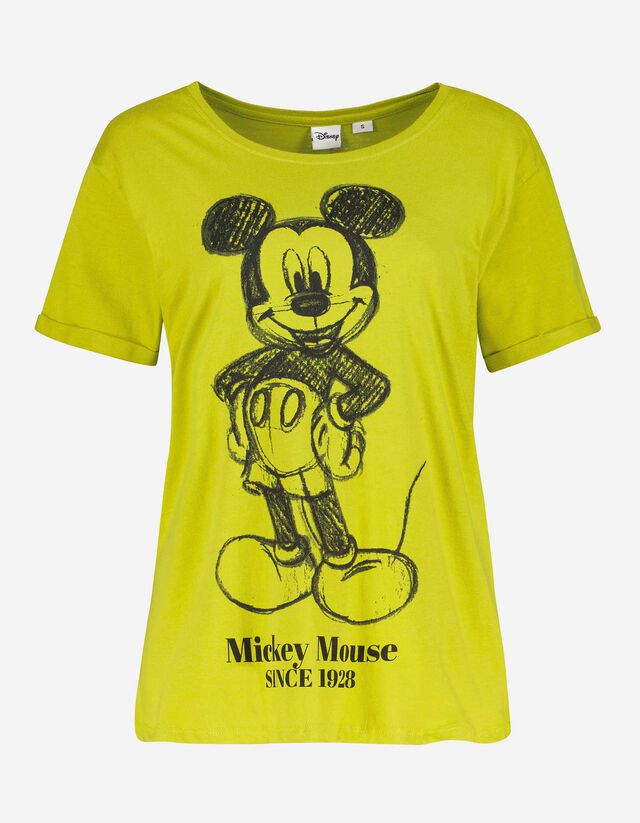 T-shirt - Myszka Miki - zielony