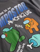 T-Shirt - Among US - dunkelgrau