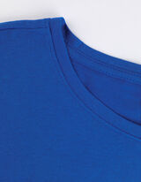 Póló - Hímzésekkel - kék