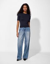 Pullover - Kurze &Auml;rmel - dunkelblau