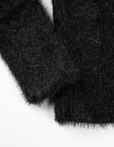 Pulóver - Úplet - cierna