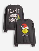 Sweatshirt - Grinch - Donkergrijs