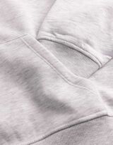 Mikina s kapuc&iacute; - N&aacute;pis - svetle &scaron;ed&aacute;