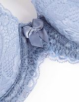 Brushalter - čipkasti - svetlo-plava