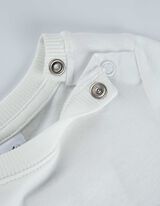 Longsleeve - Vooropdruk - wit