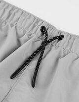 Badehose - einfarbig - hellgrau