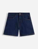 Jeansshorts - Regular Fit - Dunkelblau