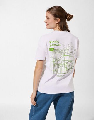T-Shirt - Print - wei&szlig;