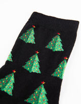 Șosete - Crăciun - Negru