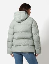 Pre&scaron;&iacute;van&aacute; bunda - Vodoodpudiv&aacute; - tyrkysovy