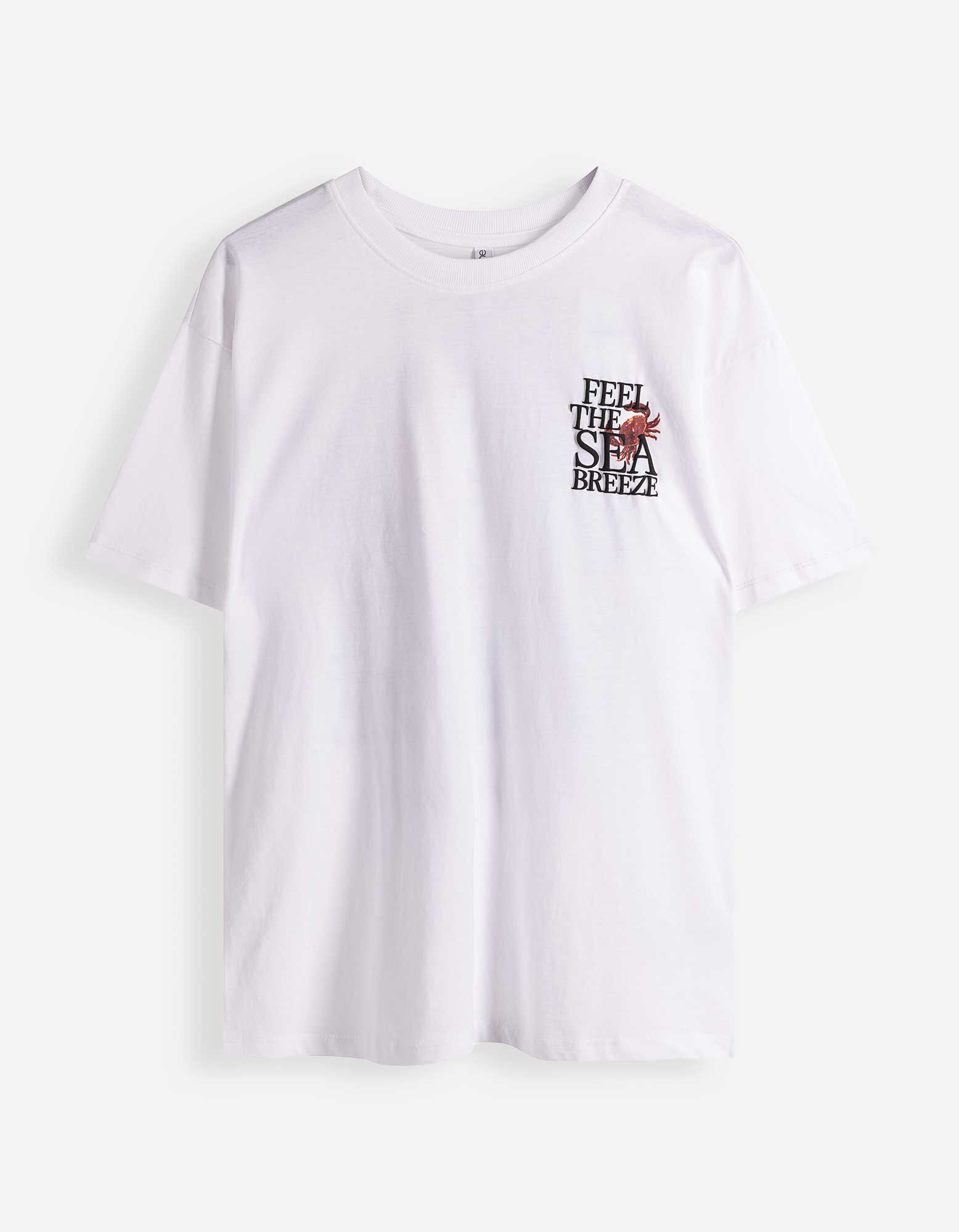 Tričko - Potisk na zadn&iacute; straně - b&iacute;l&aacute;