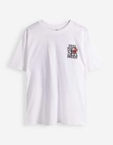 Tričko - Potisk na zadn&iacute; straně - b&iacute;l&aacute;