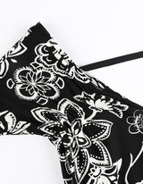 Robe maxi longueur - Encolure au dos - Noir