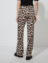 Pantalone - Leopard print - bez