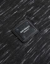 koszulka z długim rękawem - kaptur z troczkiem - czarny