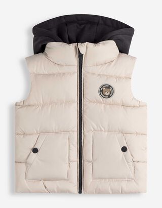 Gilet - Cappuccio staccabile - bianco