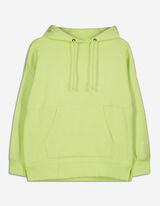 Felpa con cappuccio - Oversized Fit - verde chiaro