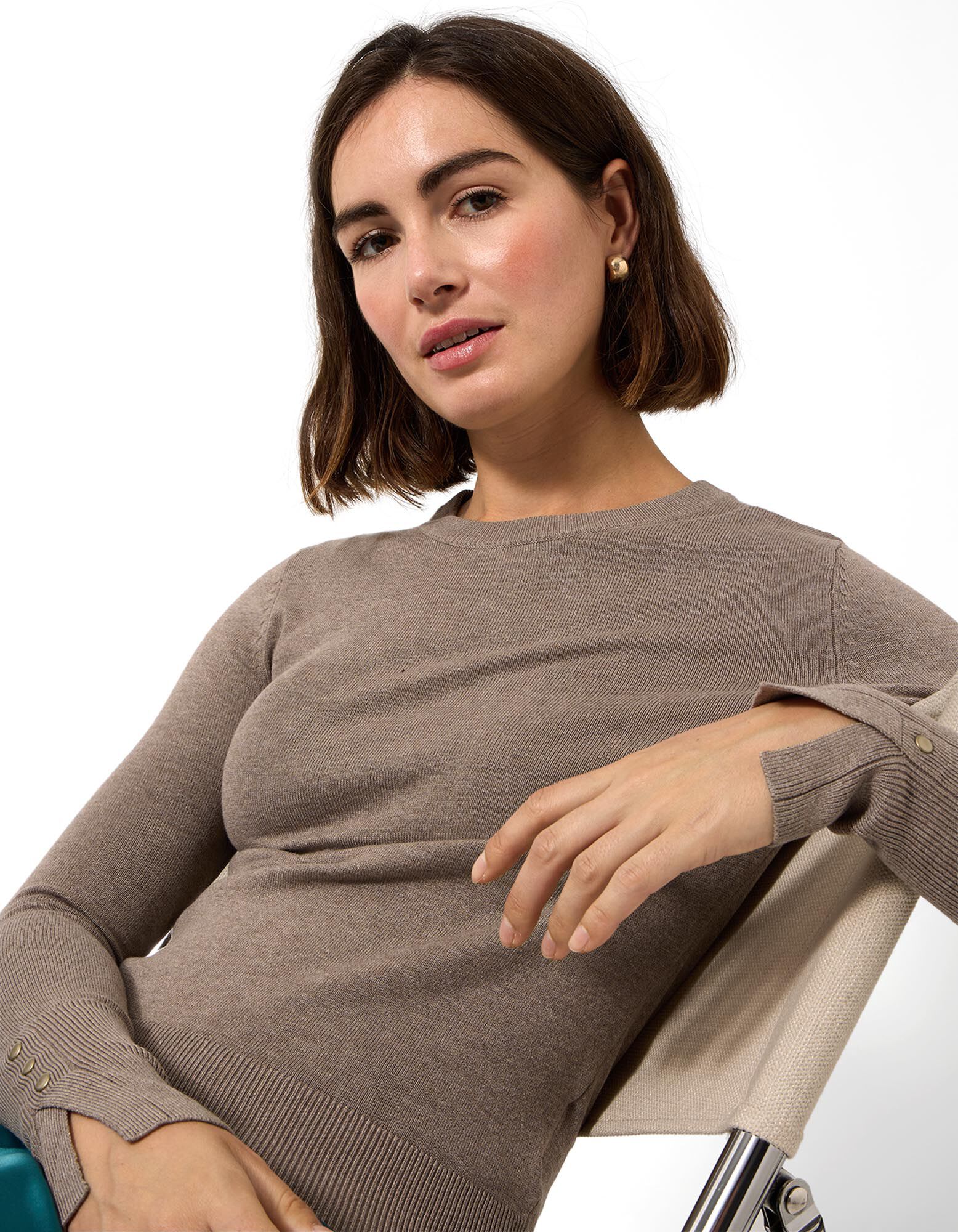 Strickpullover - Beige