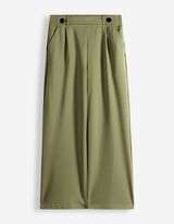 Pantalon - Fermeture &eacute;lastique - Vert