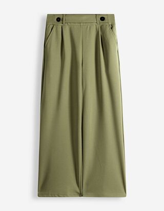 Pantalon - Fermeture &eacute;lastique - Vert