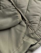 Steppjacke - Kapuze - dunkelgr&uuml;n