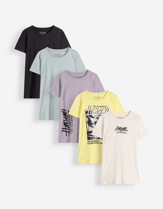 T-shirt - Set van 5
