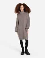 Strickkleid - Rollkragen