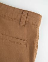 szorty - Regulowana talia - jasnobrazowy-e-a