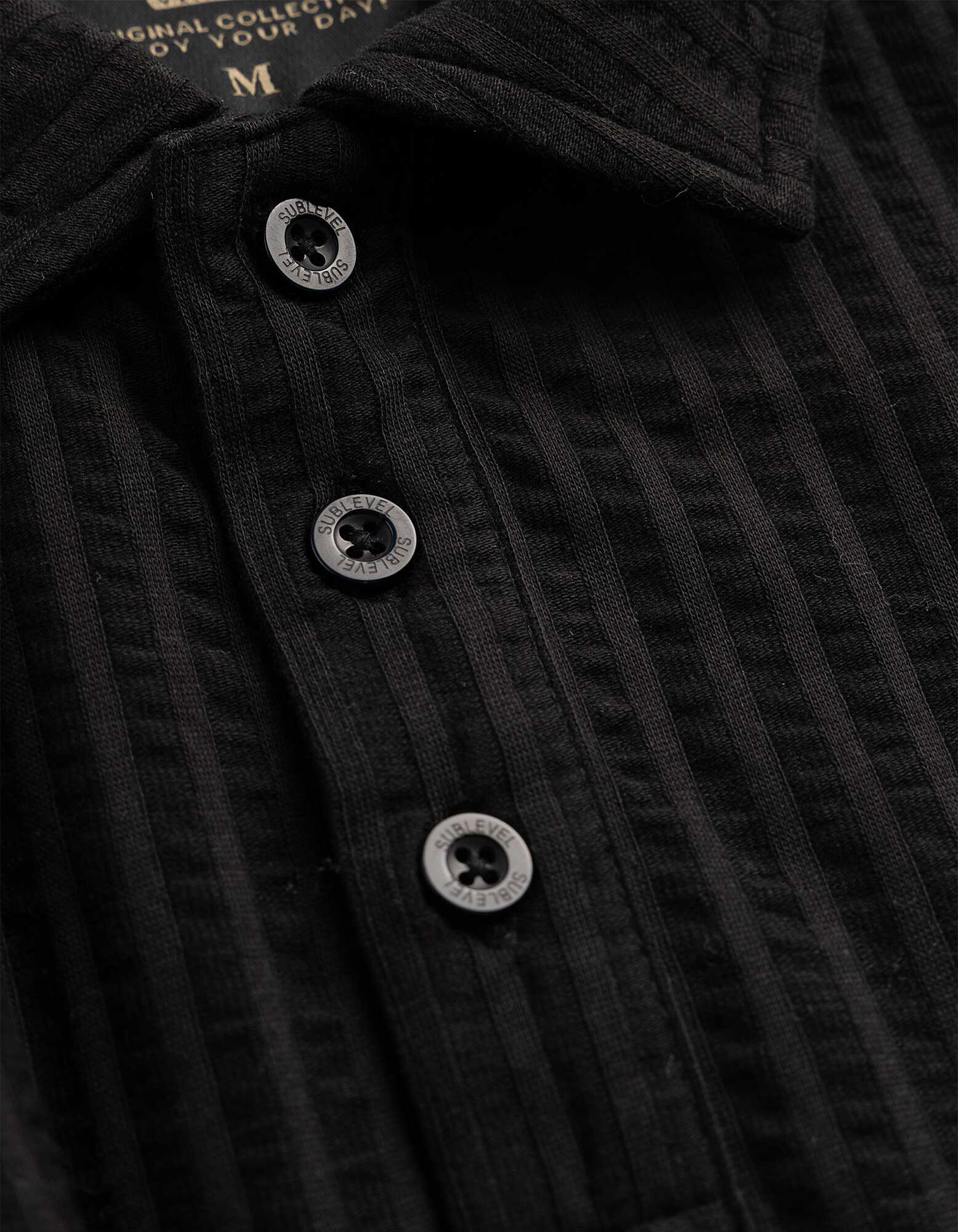 Poloshirt - Relax Fit - schwarz