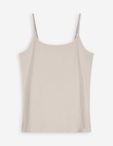 Top - Spalline sottili - beige