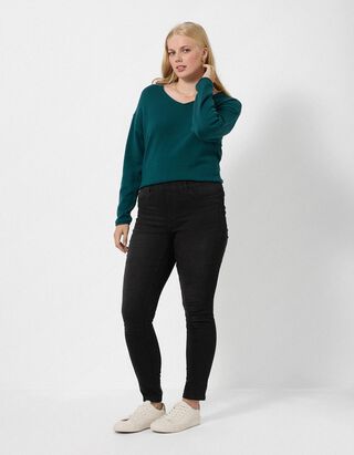 Jegging - Riemlussen - Zwart