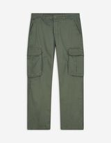 Cargohose - Straight Fit - grün
