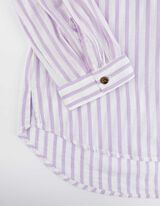 Overhemdblouse - Katoen - lila