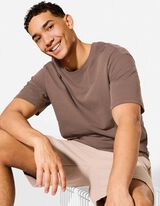 T-shirt - Coupe oversize - brun fonc&eacute;