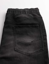 Jeansshorts - Jogger Fit - Grau