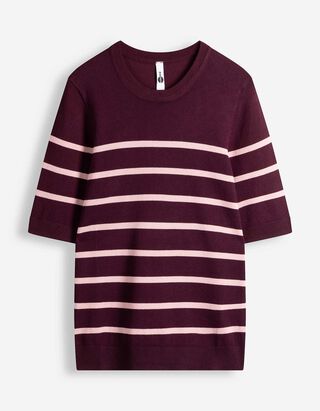 Pullover - Streifen - Lila