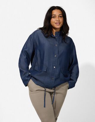 Jacke - Knopfleiste - dunkelblau