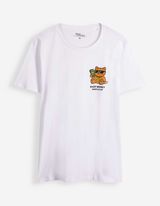 T-Shirt - Print - Wei&szlig;