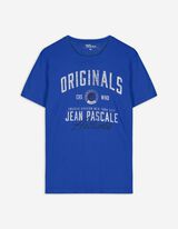 T-shirt - Stampa frontale - blu