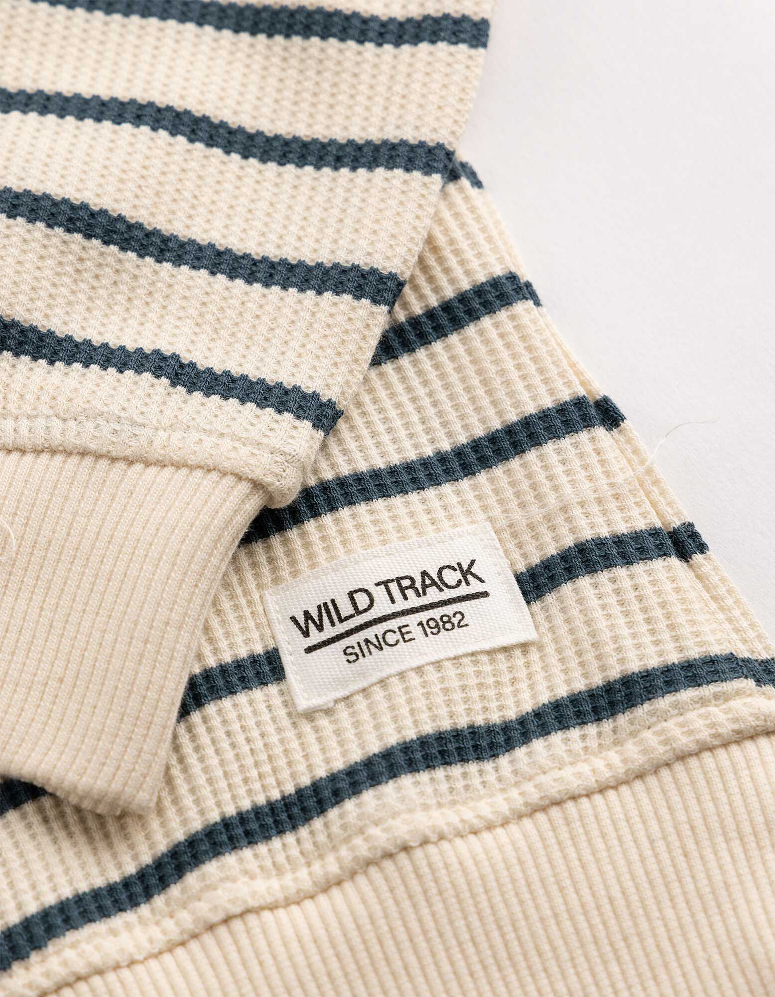 Sweatshirt - Streifen - Off-White