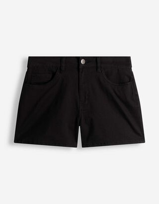 Shorts - Twill - Schwarz