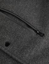 płaszcz - Wełniany wygląd - ciemny szary