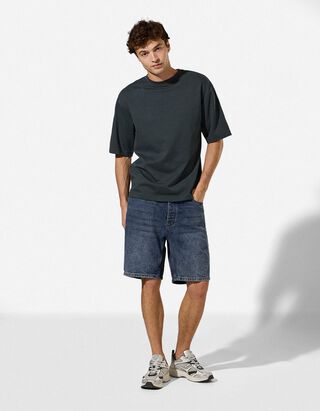 Jeansshorts - blau