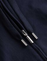 Sweatjacke - Kapuze mit Tunnelzug - dunkelblau