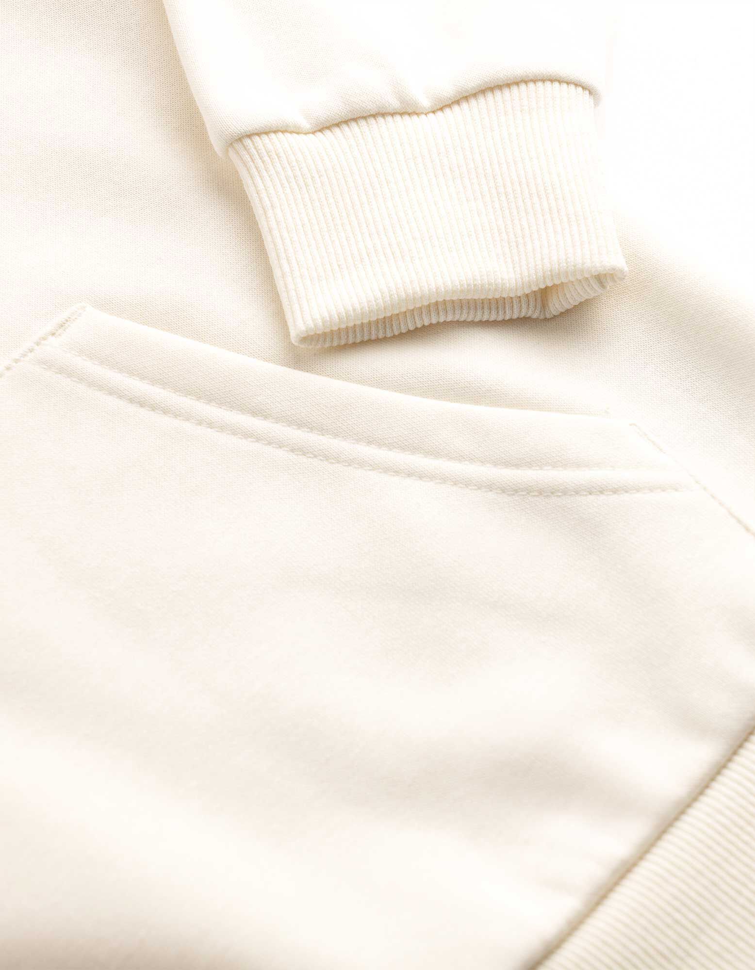 Mikina s kapucňou - Oversized Fit - Smotanov&aacute;