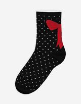 Socken - Allover-Muster - schwarz