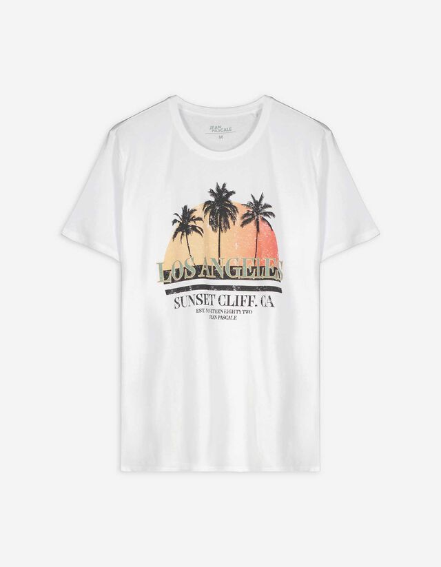 T-shirt - Stampa frontale - bianco